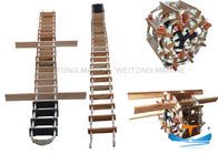Chất liệu gỗ Solas bắt tay Ladder bề mặt chống trượt cho leo