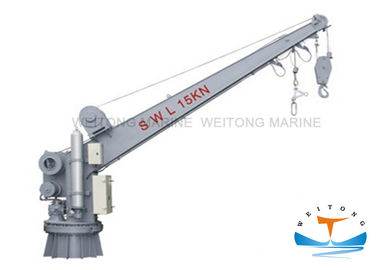Trung Quốc Dydraulic Motor cứu hộ thuyền Davit, cánh tay duy nhất Slewing Marine Davit Crane nhà máy sản xuất
