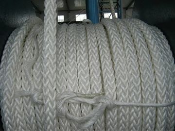 Trung Quốc 128mm đường kính xoắn 8 Strand Mooring Rope / Marine Nylon Rope nhà máy sản xuất