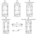 Single Leaf Marine Watertight Doors 0.06Mpa-0.5Mpa Pressure With Singlle Handle
