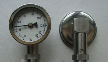 Trung Quốc Kết nối dưới cùng Nhiệt kế lưỡng kim 0 - Dụng cụ đo nhiệt độ 150 độ nhà máy sản xuất